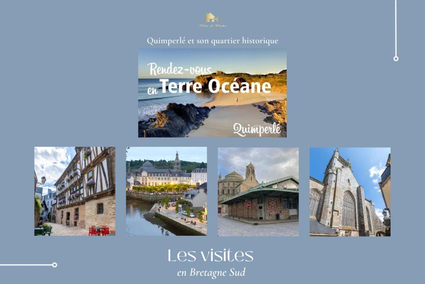 La Maison Bleue,Authenticite, Nature, Simplicite, 2-5 Personnes, Moelan Sur Mer Exterior foto