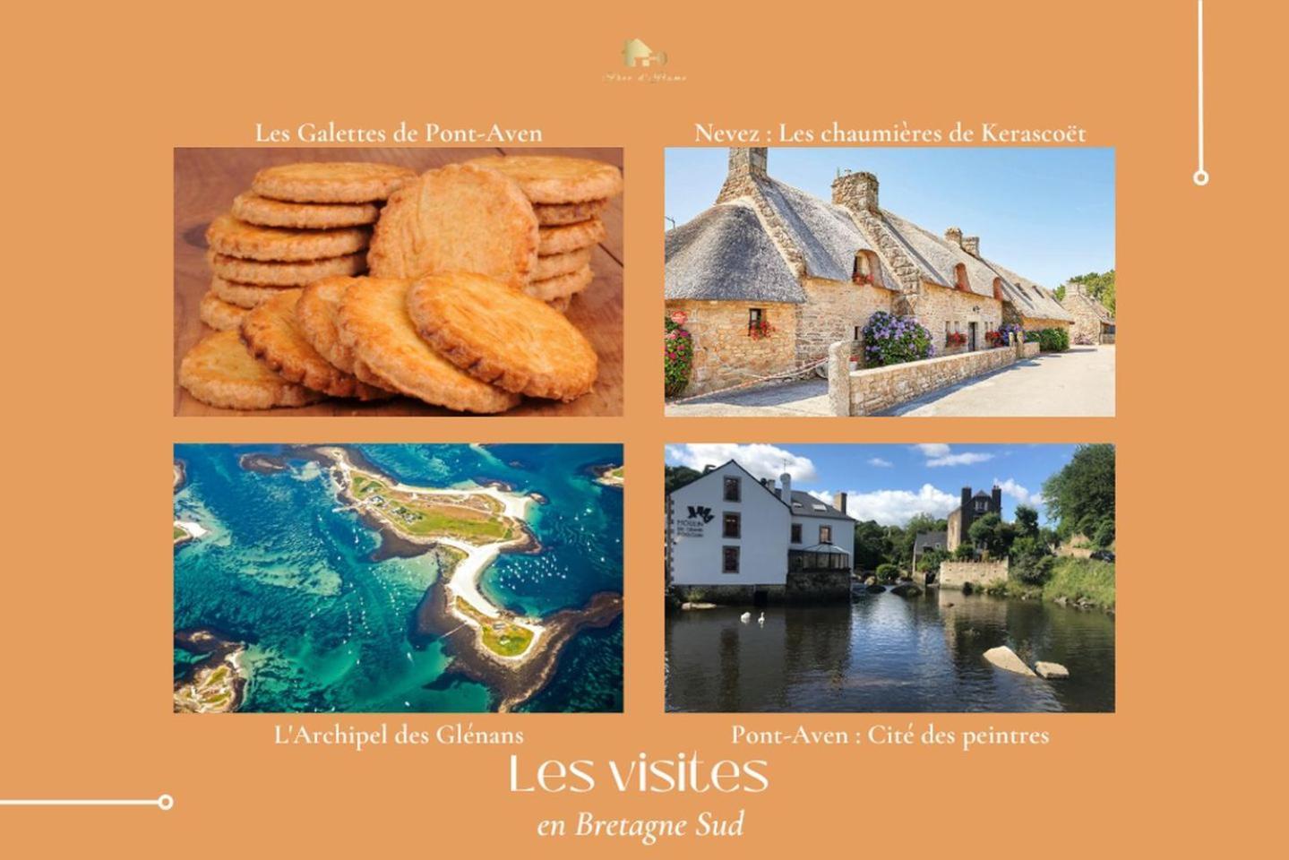 La Maison Bleue,Authenticite, Nature, Simplicite, 2-5 Personnes, Moelan Sur Mer Exterior foto