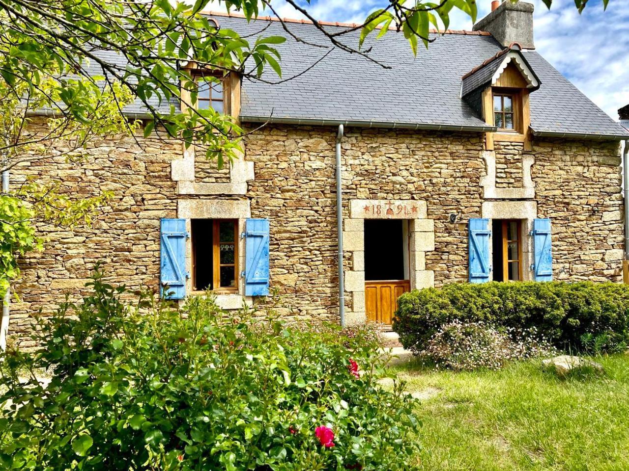 La Maison Bleue,Authenticite, Nature, Simplicite, 2-5 Personnes, Moelan Sur Mer Exterior foto